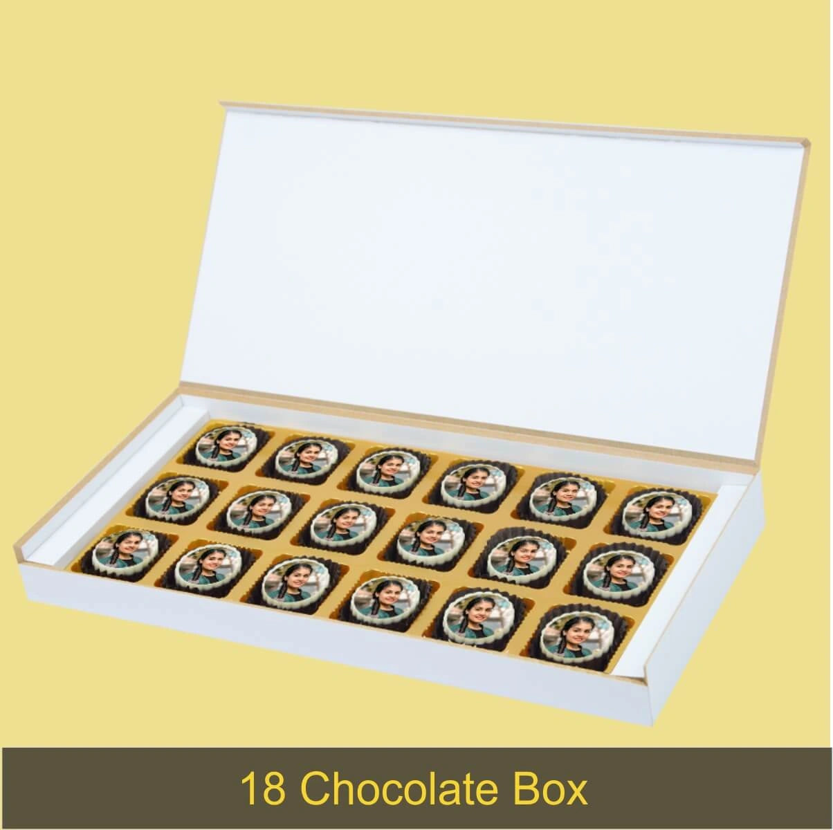 Chocolate celebration box as congrats gift