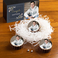 Personalized congratulations gifts for him congrats chocolates			