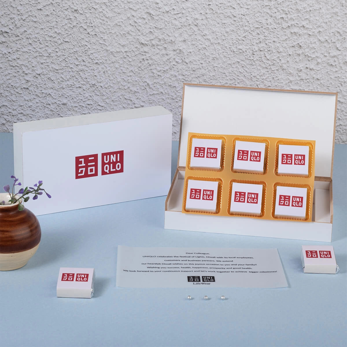 Customized chocolate box for professional corporate gifting