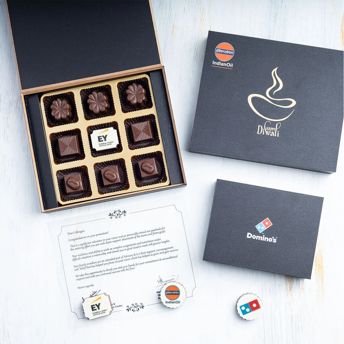 Personalized corporate gift box designed for employee gifting