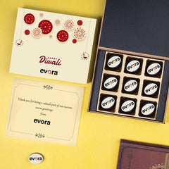 Customized chocolate box – sample Diwali gift item for corporate clients