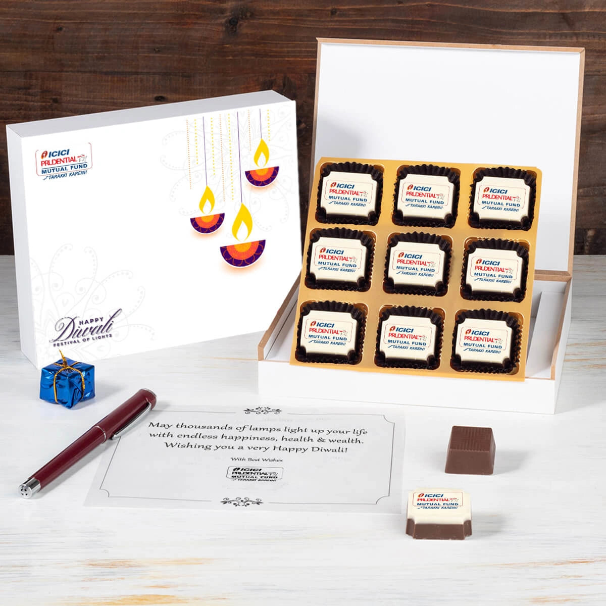 Custom chocolate gift box – perfect Diwali gift idea for employees under ₹1000