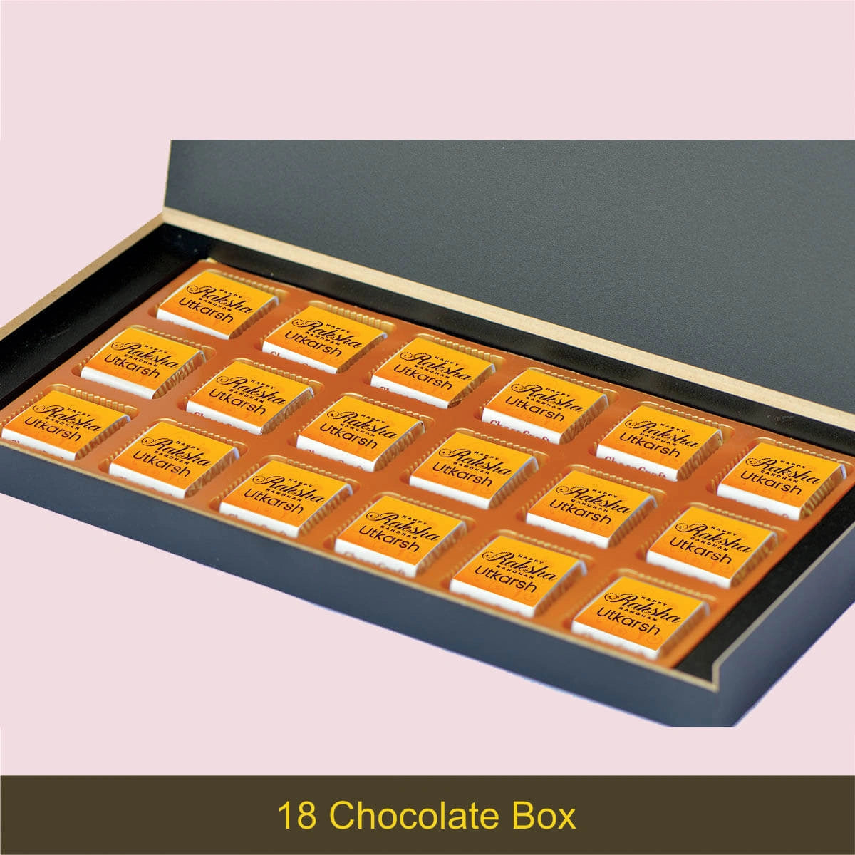 Engraved lid marks rakhi gift for bhai