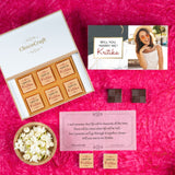 Unique Wedding Proposal Chocolate Gift with Wrapped Chocolates (Contest Edition)