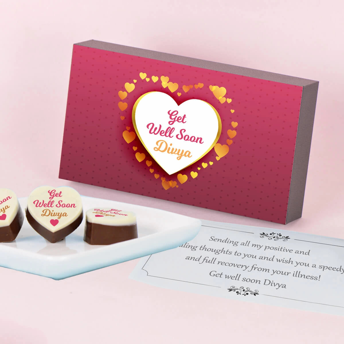 Get well soon gifts for best friend with presents for sick friends photo chocolates