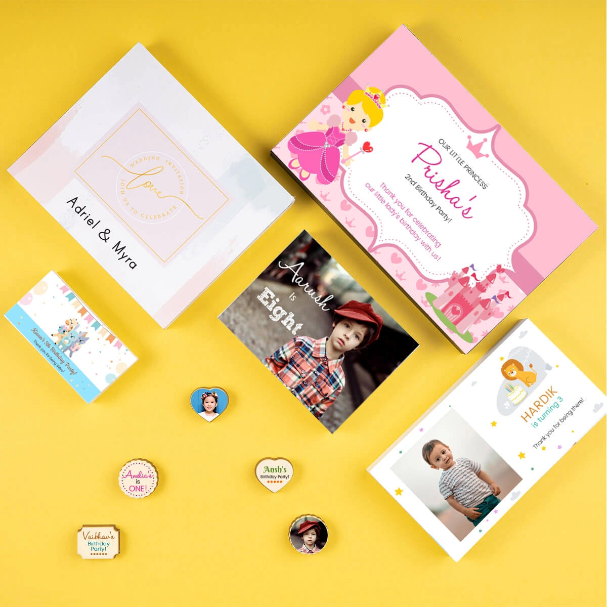 Unboxing experience of chocolate return gift for birthday