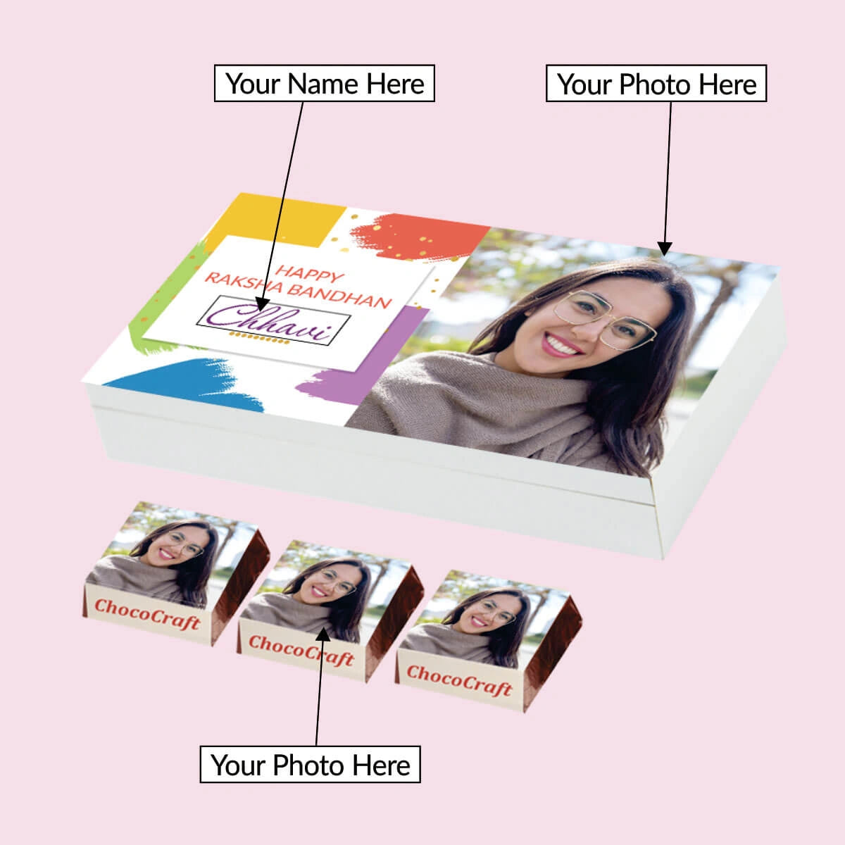 Personalised note enhances best gift for Rakhi