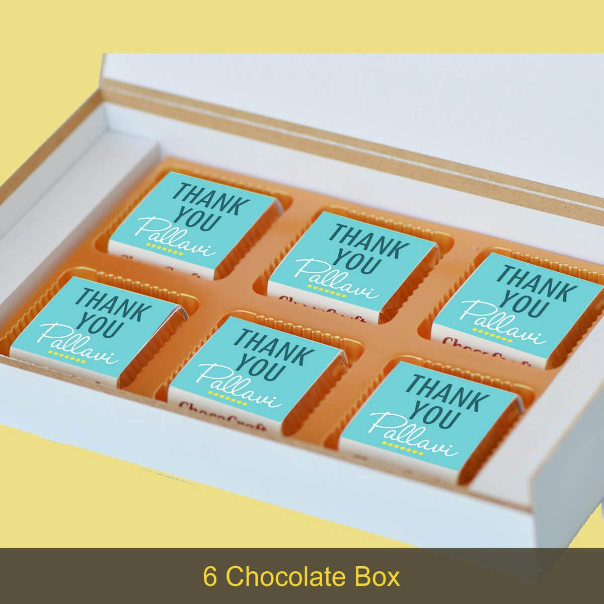 Note inside customized rakhi gifts box