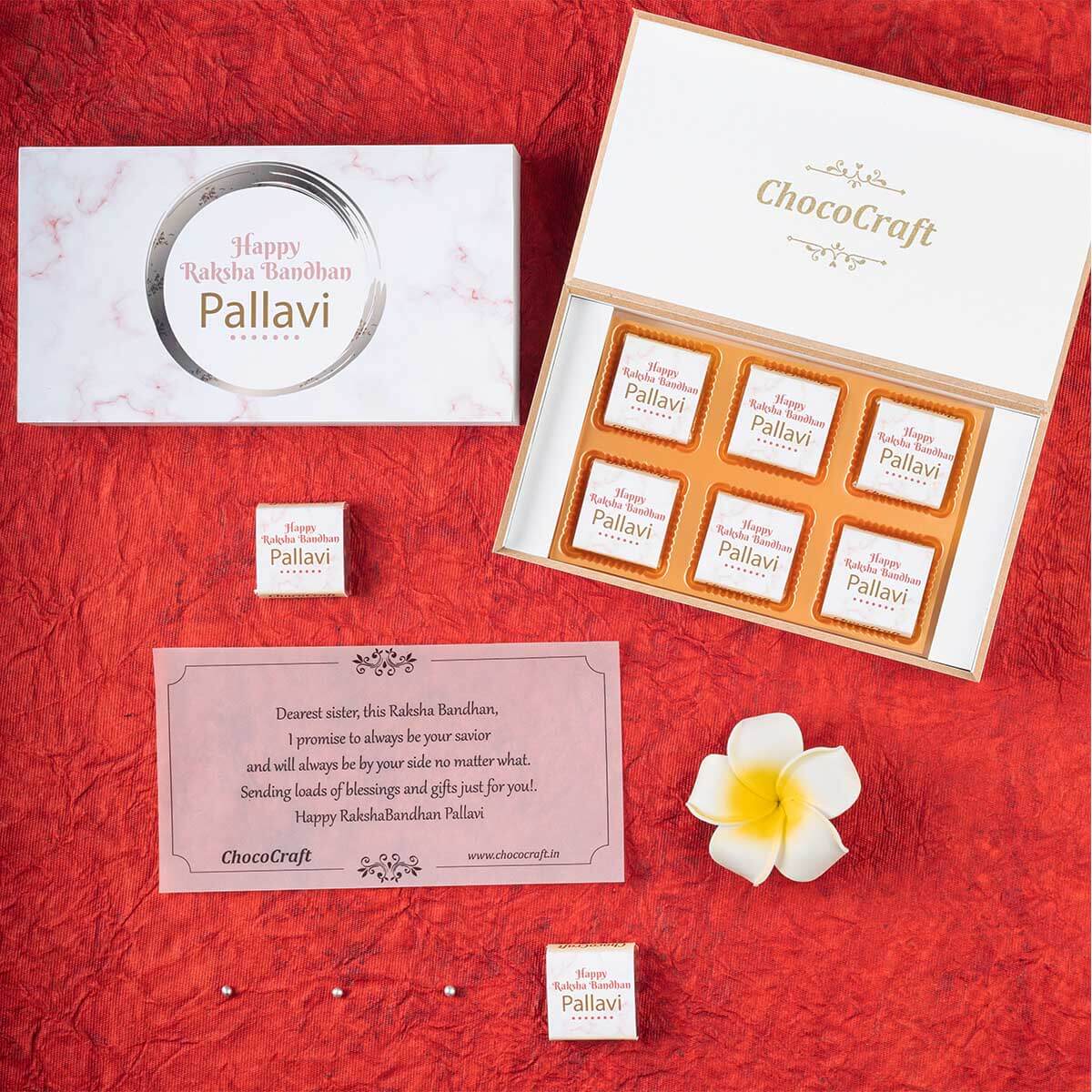 Open view ready for rakhi delivery