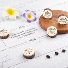 Elegant box for custom birthday gifts and personalised birthday gifts