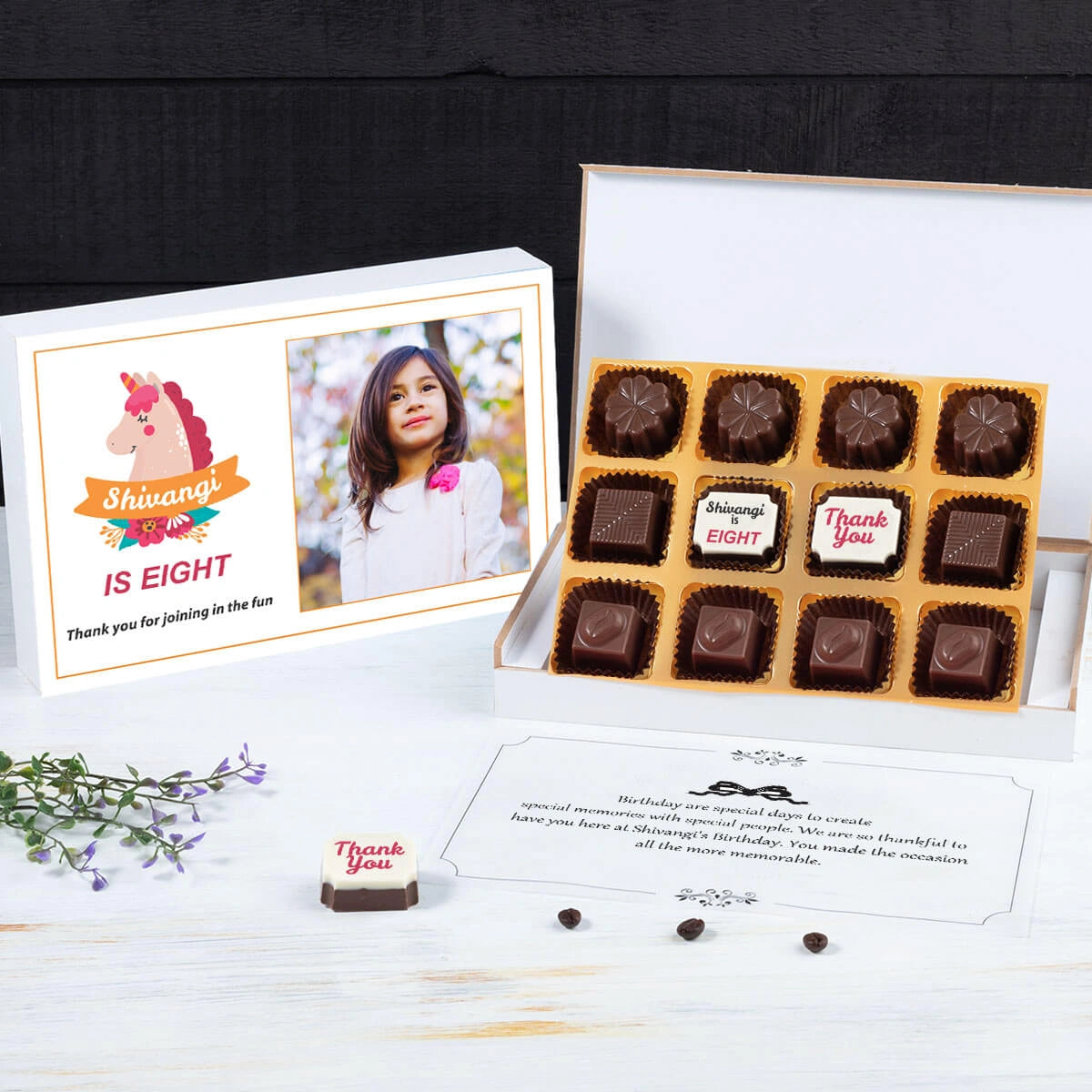 Personalized birthday return gift box available online