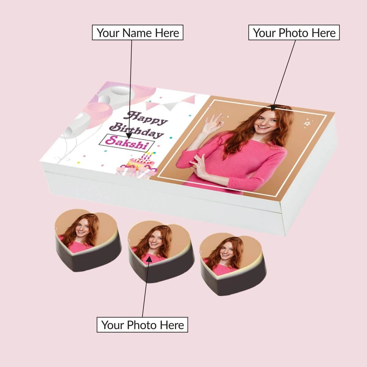 Personalized birthday gifts featuring custom birthday gifts wrappers