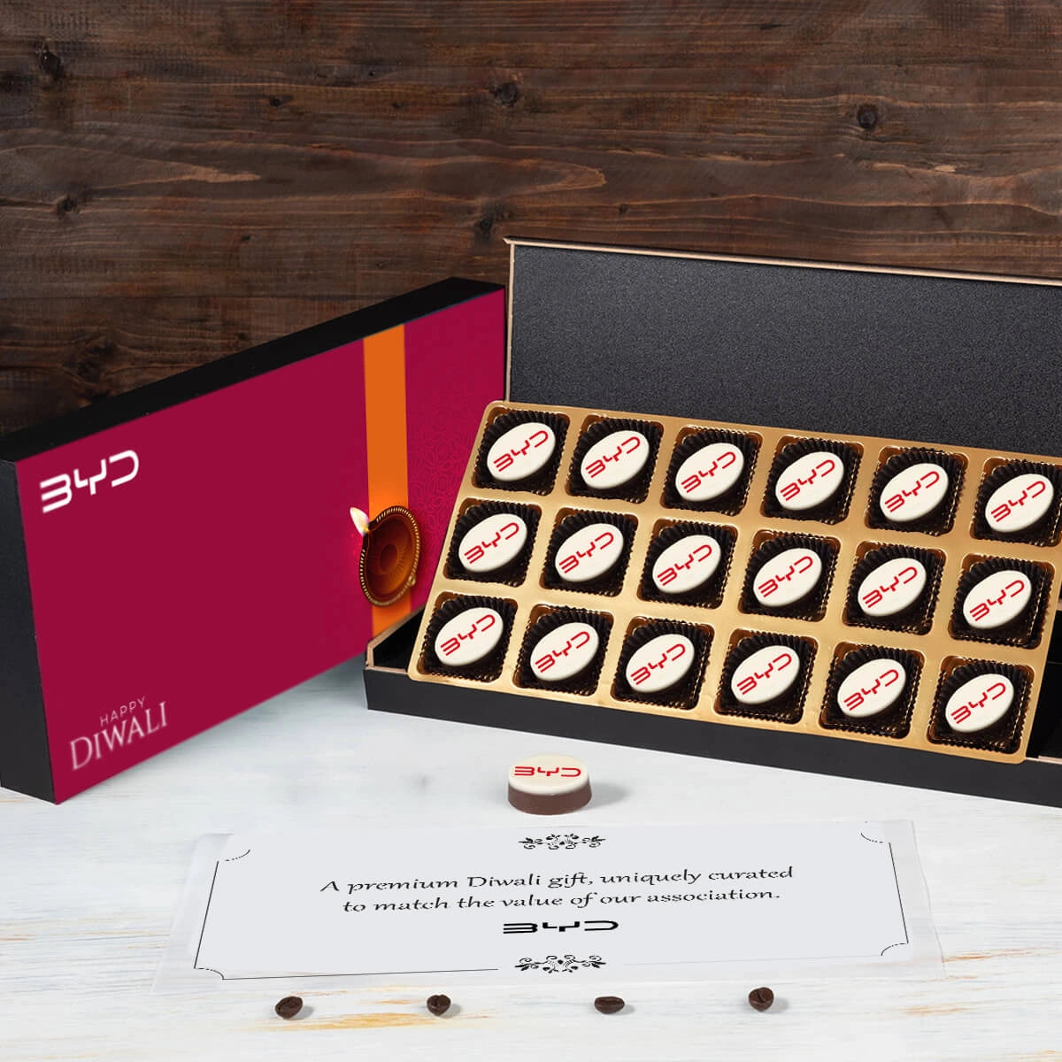 Personalized chocolate box – thoughtful Diwali gift idea for employee appreciation