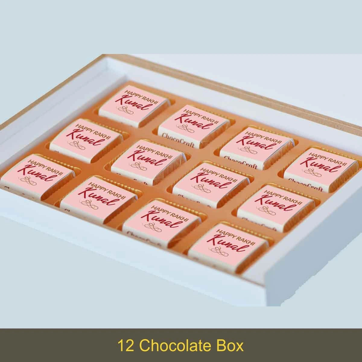Premium box for chocolate gift for rakhi