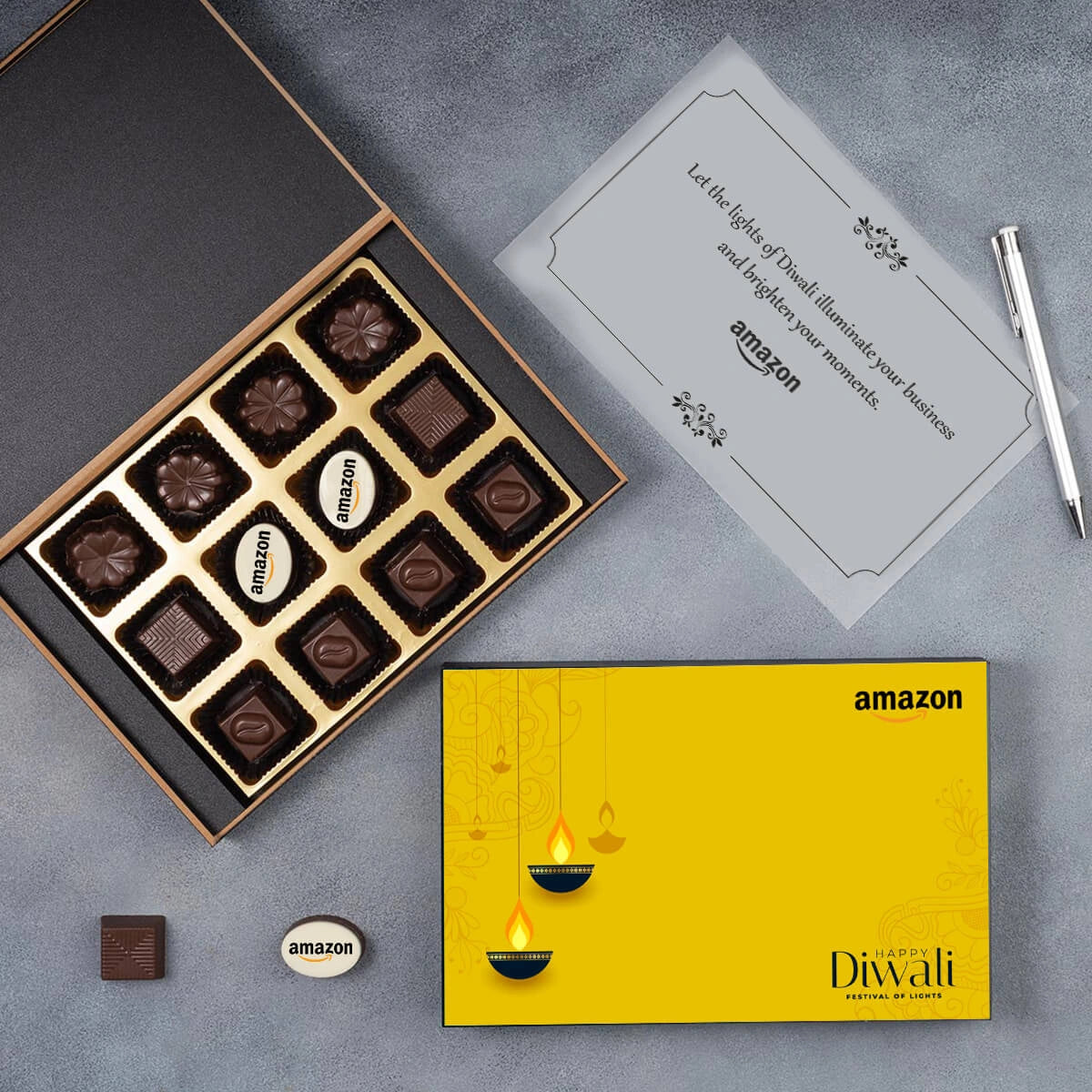 Premium chocolate gift box for customer appreciation this festive season