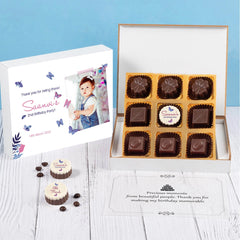 Return gift for birthday party wholesale – sample chocolate gift box