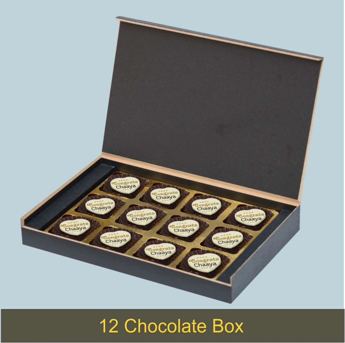 Box view of send congratulations gift