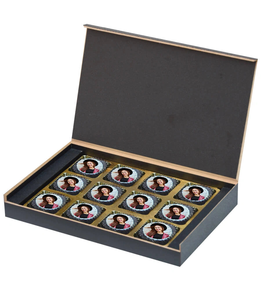 Box view of thanks gifts and thanks chocolate