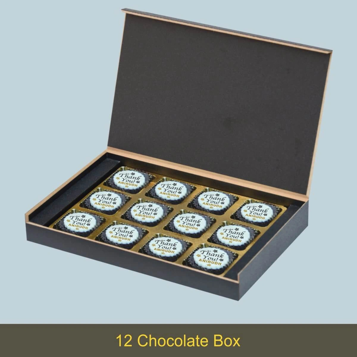 Box view of thanks giving gifts and thank you gift box