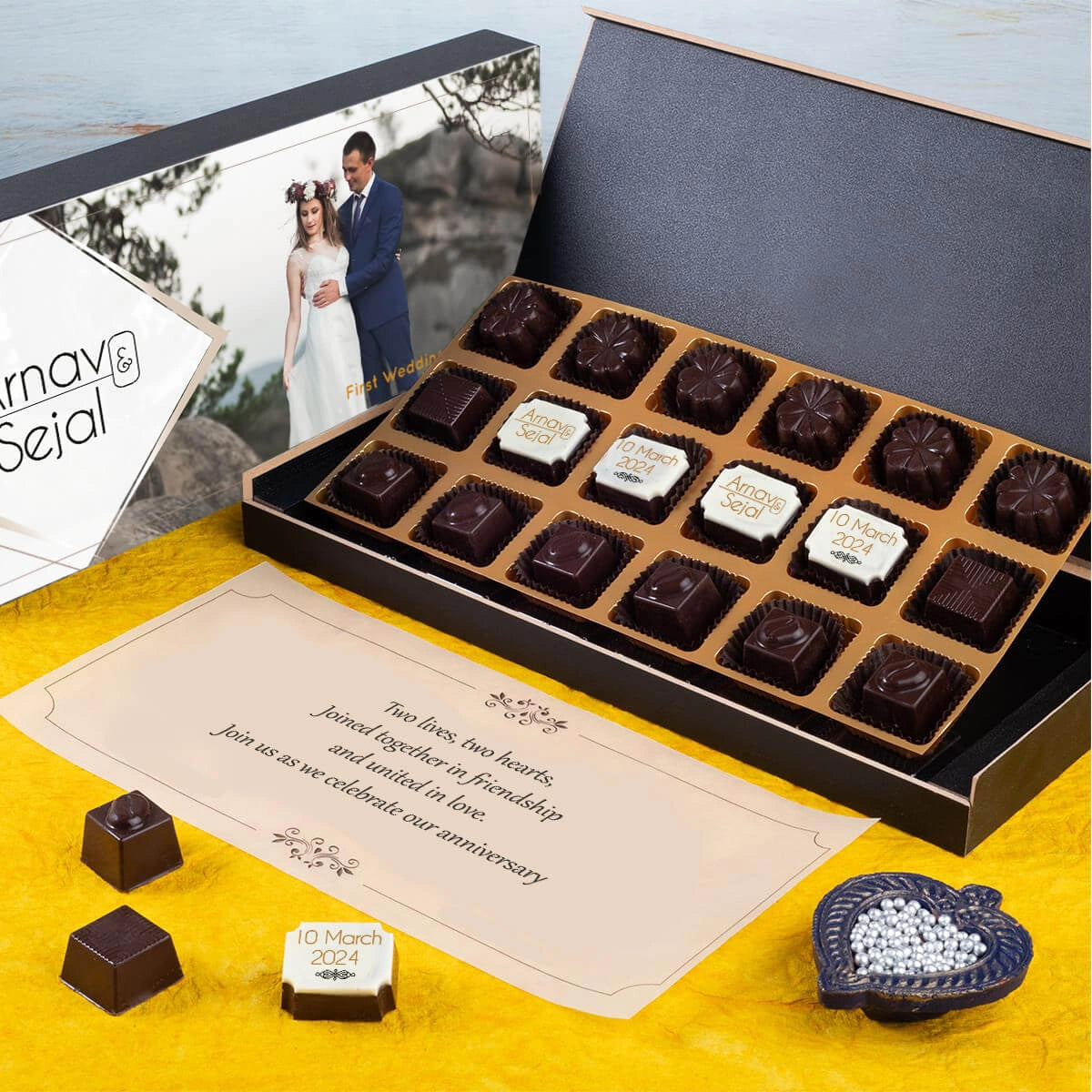 Photo printed unique anniversary invitations anniversary party save the date