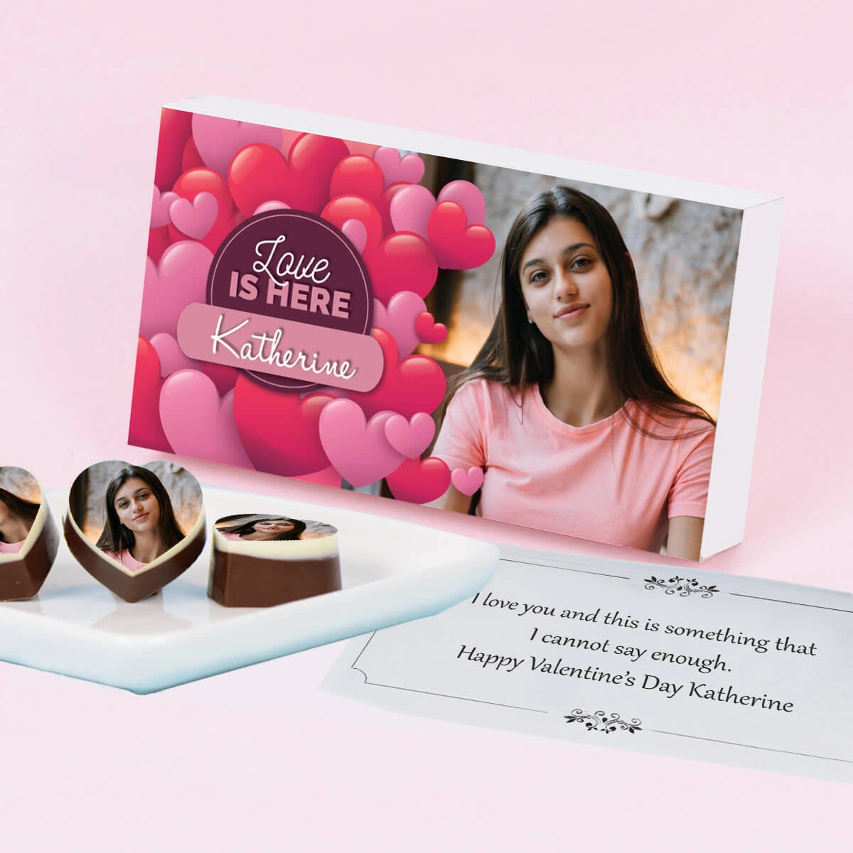 Valentine gift for girlfriend with valentines day gifts for girlfriend photo chocolates