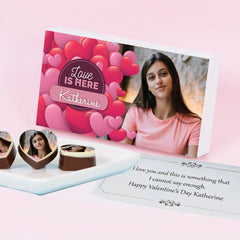 Valentine gift for girlfriend with valentines day gifts for girlfriend photo chocolates