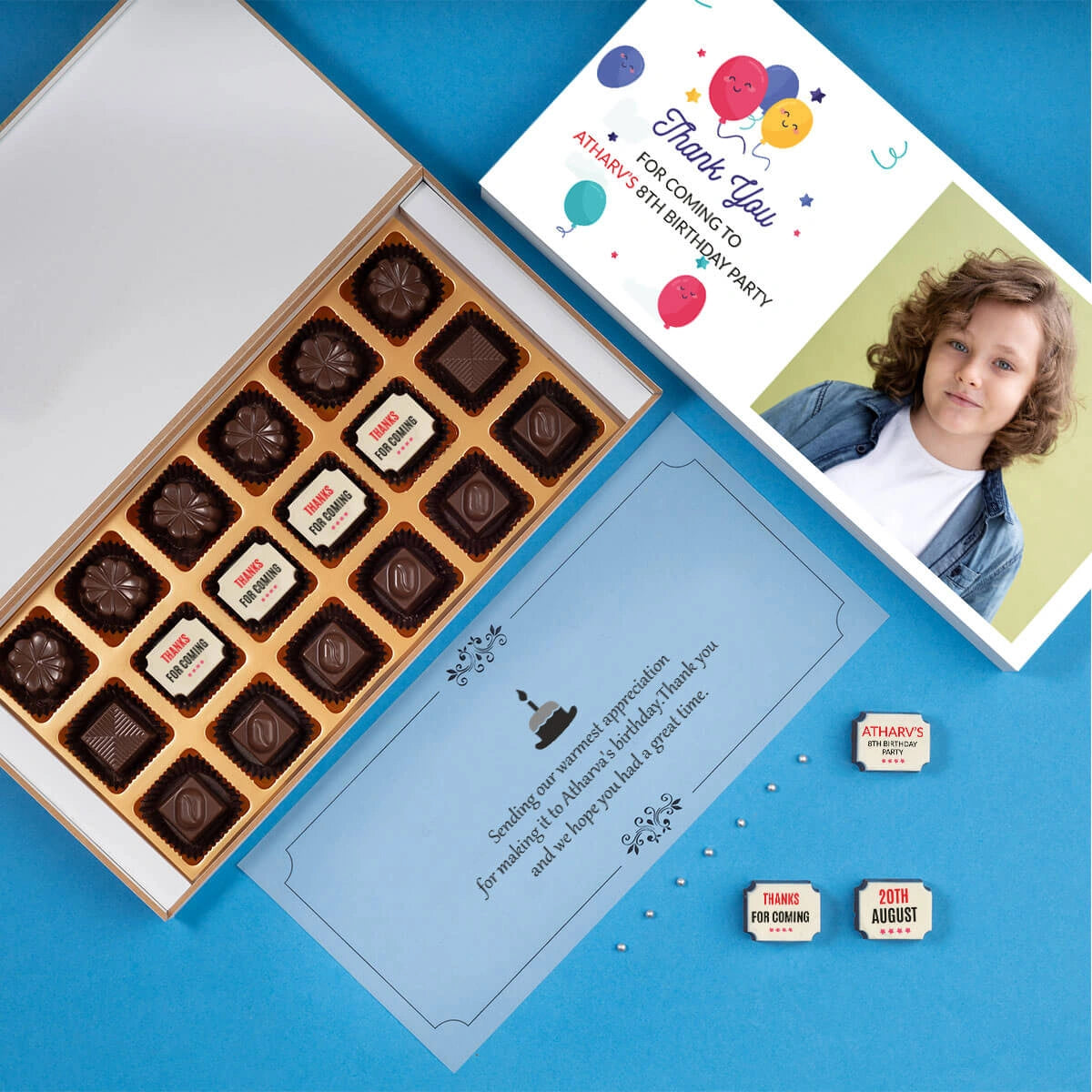 Wholesale birthday return gift boxes – personalized chocolate gifts