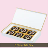 Special Valentine Gift Chocolate Box - Personalised with Photo and Name (with Printed Chocolates)