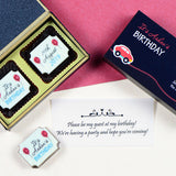 Birthday Invitations - 2 Chocolate Box - All Printed Chocolates (Minimum 10 Boxes)