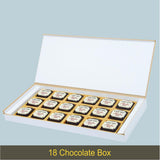 Personalized I Love You Chocolate Gift Box with Watercolour Design (with Printed Chocolates)