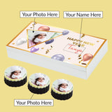 Personalised New Year Gift with Photo Chocolates