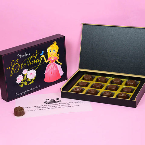 1st Birthday Return Gifts - 12 Chocolate Box - Assorted Chocolates (Minimum 10 Boxes)