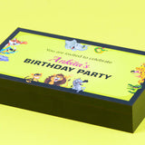 Birthday Invitations - 6 Chocolate Box - Assorted Chocolates (Sample)