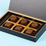 Anniversary Invitations - 6 Chocolate Box - Assorted Chocolates (Minimum 10 Boxes)