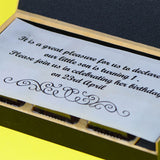 Birthday Invitations - 6 Chocolate Box - Assorted Chocolates (Sample)