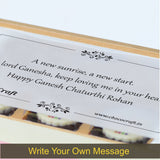Special Chocolate Gift for Ganesh Chaturthi Personalised with Photo (with Wrapped Chocolates)