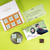 Personalized Anniversary Gift Box & Chocolates (with Wrapped Chocolates)