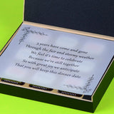 Anniversary Invitations - 9 Chocolate Box - All Printed Chocolates (Minimum 10 Boxes)