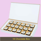 Token of Love - Gift with Printed Chocolates (Rakhi Pack Optional)