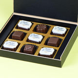 Anniversary Invitations - 9 Chocolate Box - Alternate Printed Chocolates (Sample)