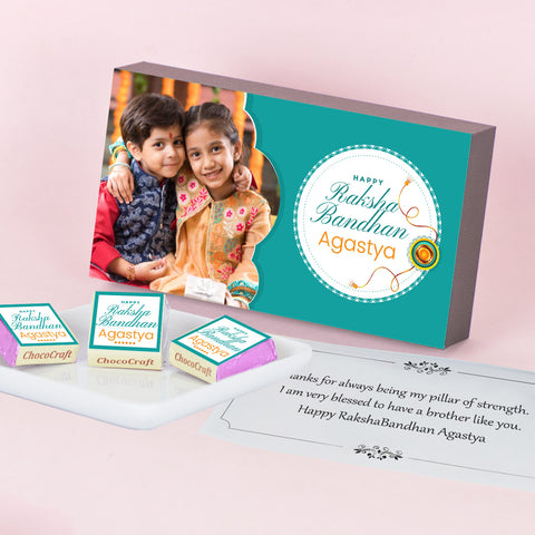 Remembering Childhood - Gift with Wrapped Chocolates (Rakhi Pack Optional)