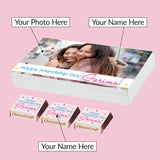 Personalised Chocolate Gift Box for Friendship Day (with Wrapped Chocolates)