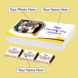 Friendship's Day Gift with Personalized Wrapped Chocolates