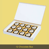 Personalized Anniversary Gift Box & Chocolates (with Printed Chocolates)