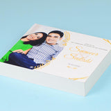 Anniversary Invitations - 9 Chocolate Box - Single Printed Chocolates (Sample)