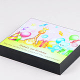Birthday Invitations - 9 Chocolate Box - Single Printed Chocolates (Sample)