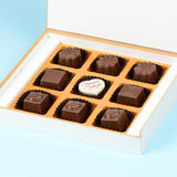 Anniversary Invitations - 9 Chocolate Box - Single Printed Chocolates (Sample)