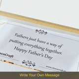 Elegant Chocolate Gift for Father's Day Personalised with Photo