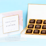 Anniversary Invitations - 9 Chocolate Box - Assorted Chocolates (Sample)