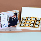 Anniversary Invitations - 12 Chocolate Box - All Printed Chocolates (Sample)